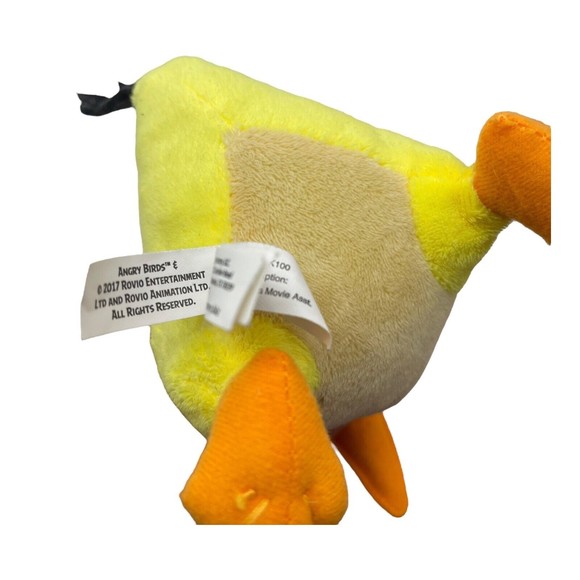 Angry Birds Luke Skywalker Yellow Chuck Matilda Red Girl Bird Lot Of 4 Plush Toy - Picture 15 of 15